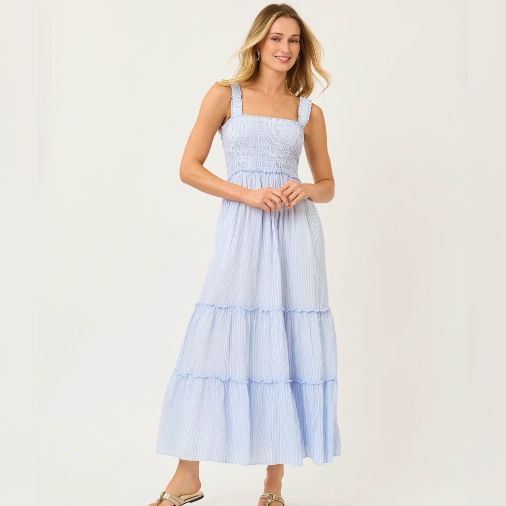 Lilly Pulitzer Haley Smoked Maxi Dress